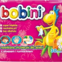 Салфетки детские Bobini увлажняющие с алое и ромашкой