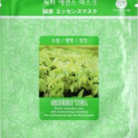 Маска тканевая Mijin Green Tea Essence Mask