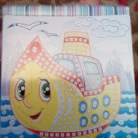 Набор для детского творчества мозаика Чудо-творчество "Кораблик"