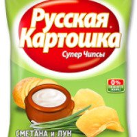 Чипсы картофельные "Русскарт" Русская Картошка