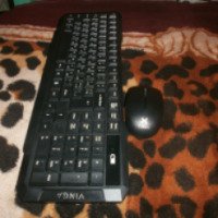 Беспроводной набор клавиатура + мышь VIinga KBS700BK