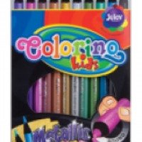 Цветные карандаши Colorino Kids Metallic