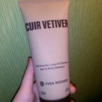 Шампунь для тела и волос Yves Rocher Cuir vetiver