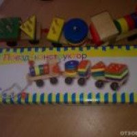 Детская игрушка "Поезд-конструктор"