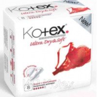 Прокладки Kotex Ultra Dry&Soft Супер ДУО