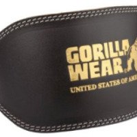 Атлетический пояс Gorilla Wear Full Leather Padded Belt
