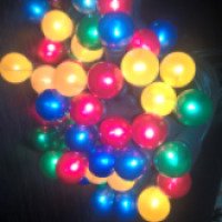 Электрогирлянда жемчужные шарики 50Л разноцветная Маg-2000