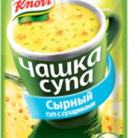 Сырный суп с сухариками Knorr "Чашка супа"