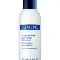 Жидкость для снятия лака Lumene "Gloss & Care"