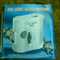 Карманный мини-микроскоп MiniInTheBox 60Х 3-LED