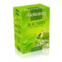 Зеленый чай Alokozay с жасмином