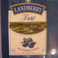 Напиток винный красный полусладкий Lanberry Field "Черничное удовольствие"