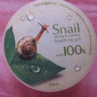 Увлажняющий улиточный гель с эффектом лифтинга Foodaholic Mucus Snail