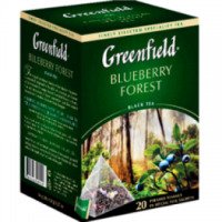 Чай Greenfield "Blueberry Forest" в пирамидках
