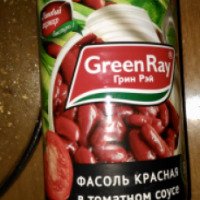 Фасоль красная в томатном соусе Green Ray