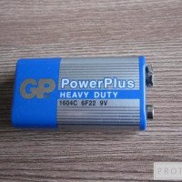 Батарейка GP PowerPlus Heavy Duty 1604C 6F22 9V