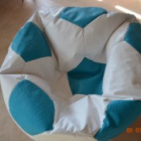 Бескаркасное кресло-мешок Кресло-М "Футбольный мяч"