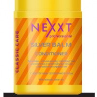 Бальзам-кондиционер серебристый для светлых и осветленных волос с антижелтым эффектом Nexxt Professional