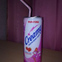 Напиток безалкогольный газированный Haitai Creamy "Крем-сода"