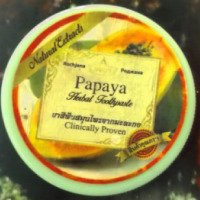 Тайская зубная паста с экстрактом папайя Rochjana Papaya Herbal Toothpaste