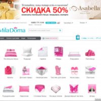 Miladoma.ru интернет-магазин текстиля для дома