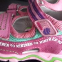 Туфли открытые для ясельного возроста туфли для девочек Minimen