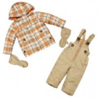 Зимний комплект: полукомбинезон, куртка PlayToday Baby Bear