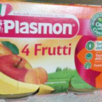 Детское фруктовое пюре Plasmon