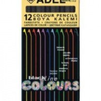 Цветные карандаши ADEL (Black line)