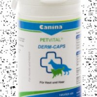 Витамины для кошек и собак Canina Petvital Derm-Caps