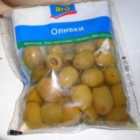 Оливки зеленые без косточек Aro