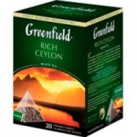 Чай Greenfield Rich Ceylon в пакетиках
