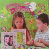 Набор для творчества для детей Happy Easter "Рамка для фото и краски"