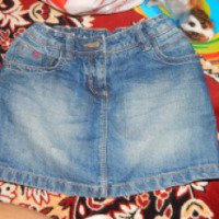 Детская джинсовая юбка Nutmeg
