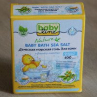 Детская морская соль для ванн в фильтр-пакетах Babyline