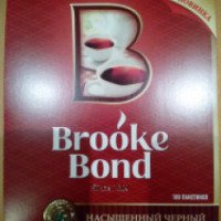 Чай черный пакетированный "Brooke Bond" насыщенный
