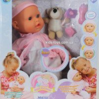 Кукла Joy Toy Мила "Сон с медвежонком"