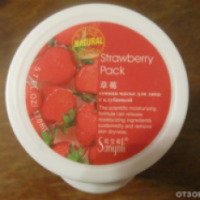 Маска для лица Sanynli Strawberry Pack сонная с клубникой