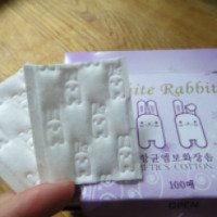 Паффы для снятия макияжа White Rabbit