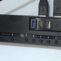 Концентратор Ginzzu USB-3.0 10-портовый с блоком питания