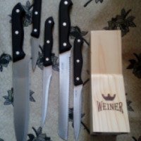 Набор ножей Weiner с деревянной подставкой
