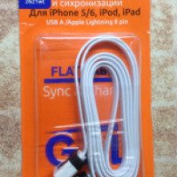 Кабель для зарядки и синхронизации для iPhone 5/6, iPod, iPad USB A/Apple Lightning Чангжоу Вистар Электроникс