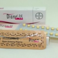 Гормональные таблетки Bayer "Диане-35"