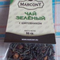 Чай зеленый Marcony с шиповником