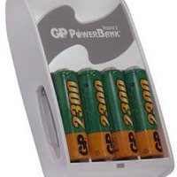Зарядное устройство GP PowerBank Ropid 2 для аккумуляторных батареек