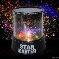 Светильник Star Master Звездное небо в комнате