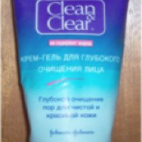 Крем-гель для лица Clean & Clear глубокого очищения