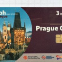 Пластиковая туристическая карта Prague Card