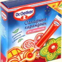 Сахарные карандаши для рисования Dr. Oetker