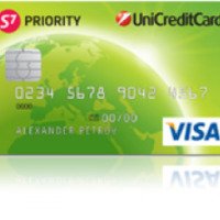 Кредитная пластиковая карта S7 Priority "ЮниКредит Банк"